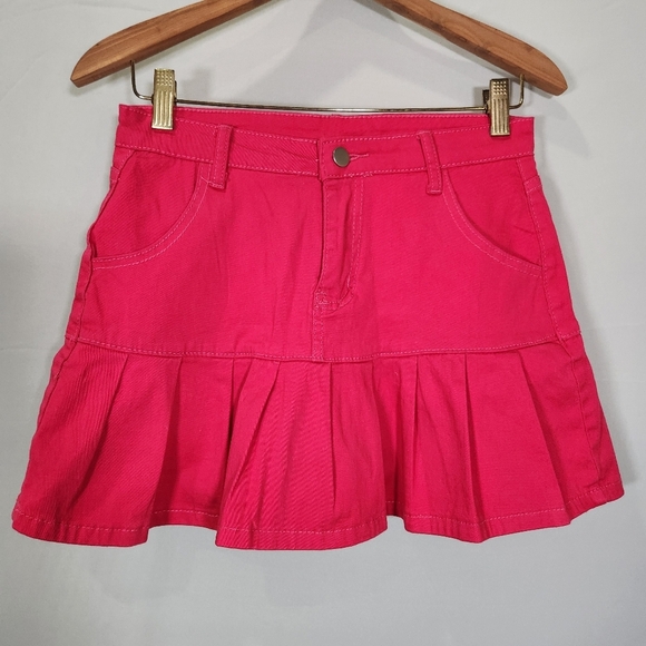 Liverpool Jeans Company Pink Skort with Flared Design.Y2K Look Size M - Picture 2 of 8